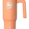 32 oz Hydrapeak® Tumbler With Handle and Straw Lid - Apricot Crush Soft