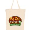 15W x 17H inch Gusseted Cotton Tote Bags