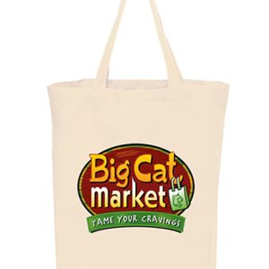 15W x 17H inch Gusseted Cotton Tote Bags
