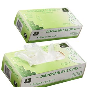Box of Disposable Vinyl Gloves