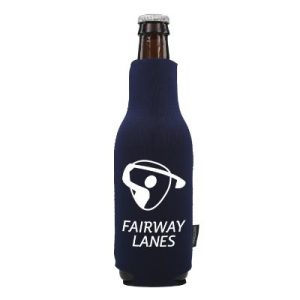 Brand Name Neoprene Zipper Bottle Koozies with Custom Logo
