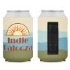 Custom Branded Boho Coastline Magnetic Neoprene Can Cooler-Full Color