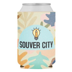 Custom Branded Boho Neoprene Can Cooler-Full Color