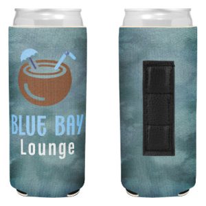 Custom Branded Patterned Magnetic Neoprene Slim Can Cooler-Full Color