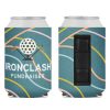 Custom Branded Simple Lines Magnetic Neoprene Can Cooler-Full Color