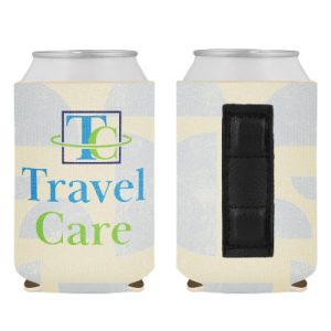 Custom Logo Boho Abstract Magnetic Neoprene Can Cooler-Full Color