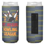 Custom Logo Boho Patterns Magnetic Neoprene Slim Can Cooler-Full Color
