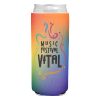 Custom Logo Rainbow Neoprene Slim Can Cooler-Full Color