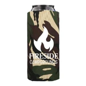 Custom Printed 24 oz. Can Coolers in camo