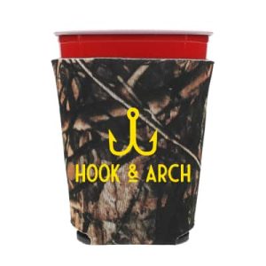 Custom Printed Can Cooler for Cup in Camo