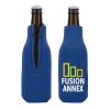 Custom Printed Foam Zipper Bottle Cooler-Full Color
