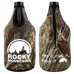 Custom Printed Mossy Oak Licensed Duckblind Growler Cover
