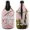 Custom Printed Realtree Licensed APG Pink Camo Growler Cover