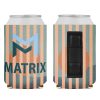 Customized Boho Stripes Magnetic Neoprene Can Cooler-Full Color