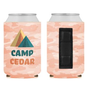 Customized Camo Magnetic Neoprene Can Cooler-Full Color