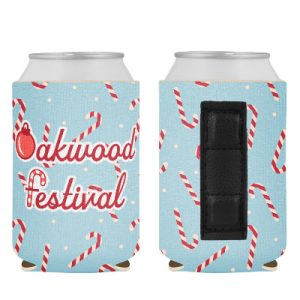 Customized Holiday Magnetic Neoprene Can Cooler-Full Color