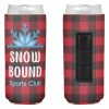 Customized Holiday Magnetic Neoprene Slim Can Cooler-Full Color