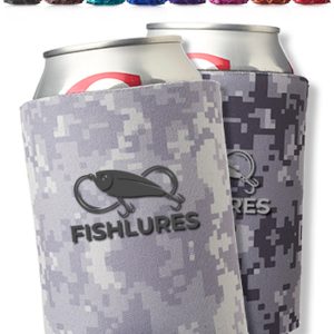 Digital Pattern Foam Can Coolers