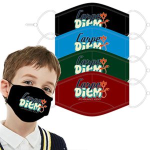 Kids Cotton Face Mask with Filter Pocket