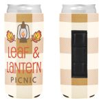 Personalized Autumn Magnetic Neoprene Slim Can Cooler-Full Color