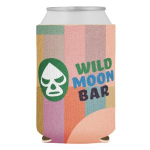 Personalized Boho Abstract Neoprene Can Cooler-Full Color