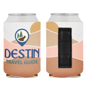 Personalized Boho Suns Magnetic Neoprene Can Cooler-Full Color