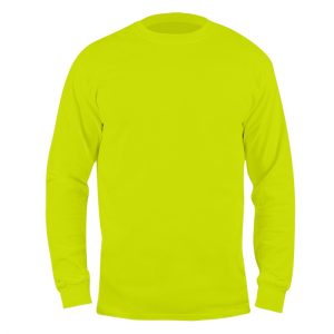 Printed Long Sleeve T-Shirts - Safety Colors Gildan Ultra Cotton Long Sleeve T-Shirt - Full Color