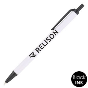 Promotional Click Pens Printed with Logo | Black Ink