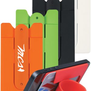 Silicone Phone Wallets with Stands