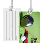 Luggage Tags with Clear Straps