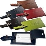 Rectangle Leather Luggage Tags