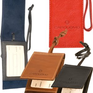 Voyager Barclay Leather Magnetic Luggage Tag Sets